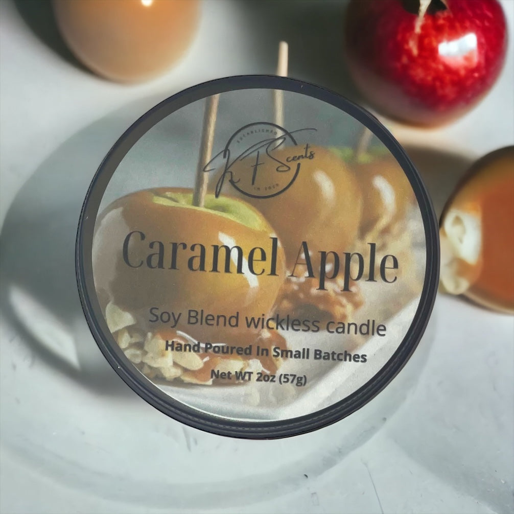 Caramel Apple Wickless Tin