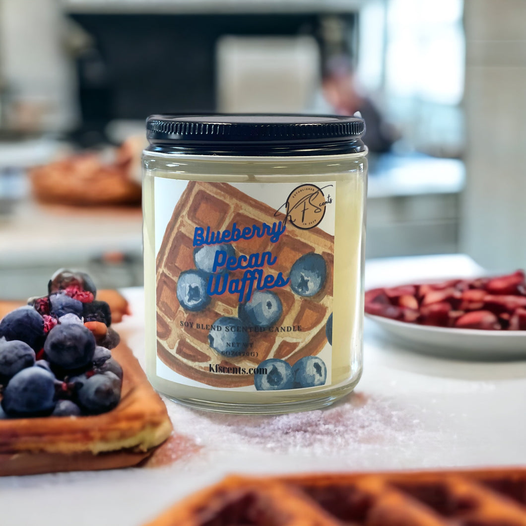 Blueberry Peacan Waffles