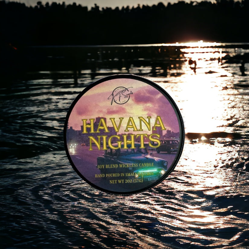 Havana Nights Wickless Tin